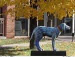 Памятник "Охотничьей собаке" в городке Кноксвилл, Теннесси, США