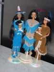 American Indian Barbie и Native-American-Dolls-World-Barbie от Mattel
